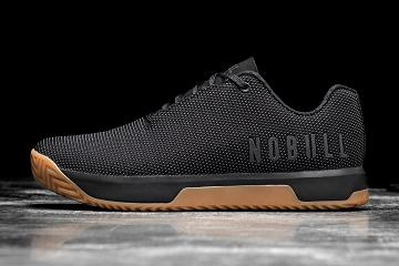 Men's Nobull Gum+ Trainers Black | SG T2486C